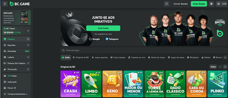 Jogue no BC.Game Casino em Portugal