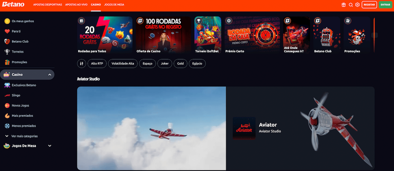 Betano – casino online em Portugal